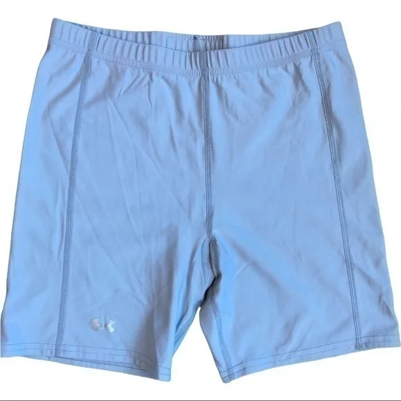 Under Armour size medium gray shorts 20% Lycra stretch - Picture 1 of 7